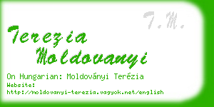 terezia moldovanyi business card